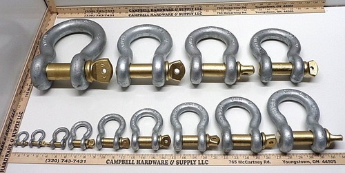 Ankerschäkel Schraubstift Gabelkopf Campbell® Hebetakelage Größen 3/16" bis 2"🆕 - Bild 8 von 15