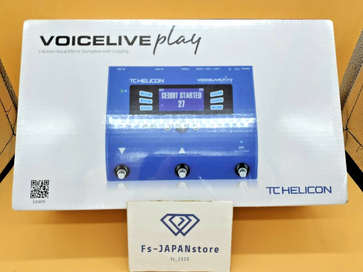 TC HELICON VoiceLive Play Vocal Effect Processor Pedal NEW