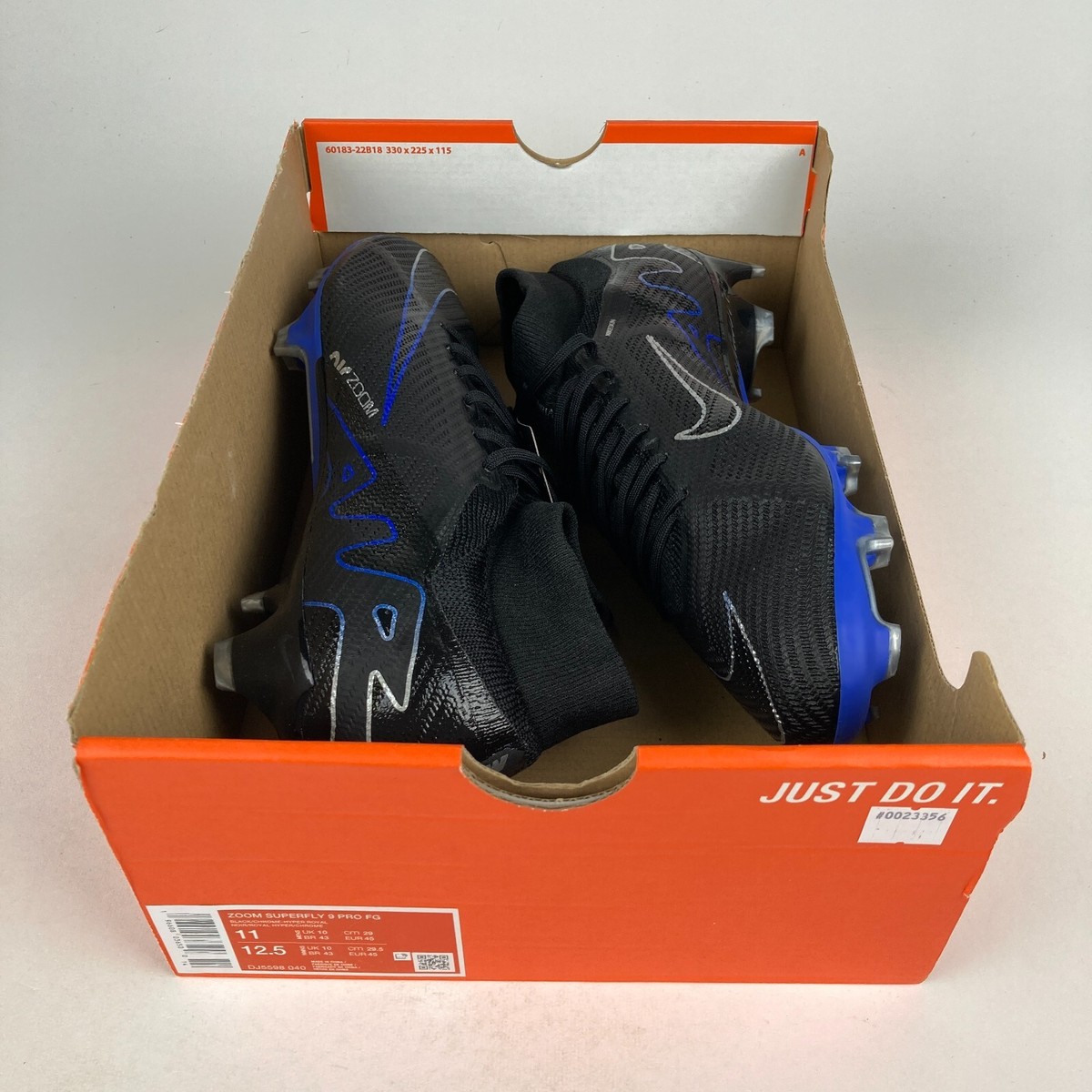 Nike Zoom Superfly 9 Pro FG Hyper Royal DJ5598-040 Men's Size 11