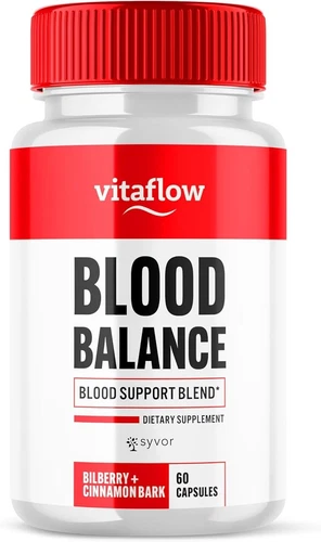 NEW VitaFlow Blood Balance Blood Support Blend Genuine VitaFlow 60 Capsule Syvor