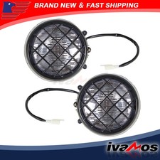 For Yamaha Banshee 1987-2006 lens bulbs lights grills Warrior 2 x Headlights