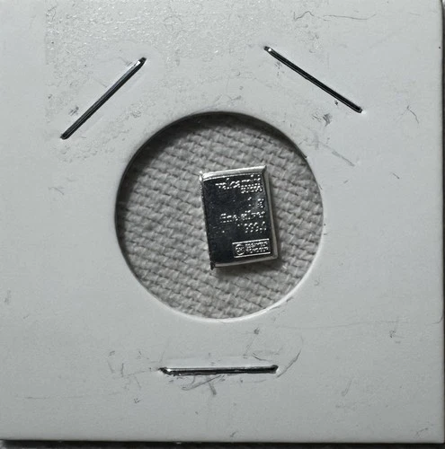 Valcambi 1 gram Fine Silver Bar - .999 Fine Silver