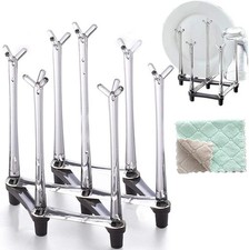 Retractable Cup Drying Rack, Drinking Glass and Sports Bottle Drainer Stand, Pla