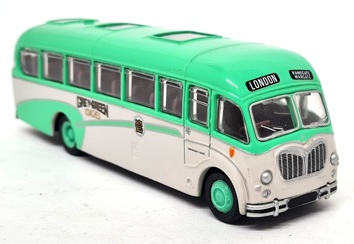 EFE 1/76 - Bedford SB Duple Vega Grey Green 18703 Diecast Scale Model Bus