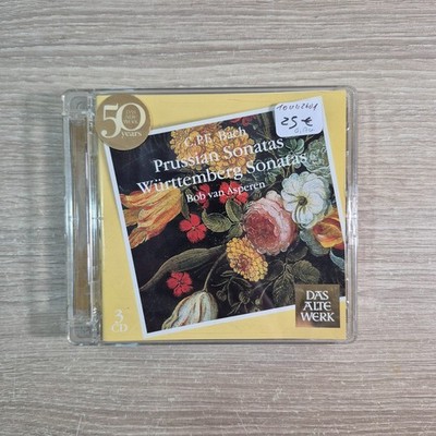 3 CD - BOB VAN ASPEREN - PREUSSEN & WÜRTTEMBERG SONATEN - C.P.E. BACH - 2008