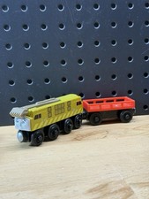Thomas Friends Wooden Railway Train Engine Diesel 10 Flatbed