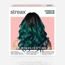 Streax Hair Colour Highlight Kit  Forest Green - Pack of 1