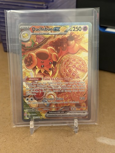 pokemon card dachsbun ex Amazon.com: - 160/142 - Stellar Crown Psychic Rarity Dachsbun ex Stellar Crown 169/142