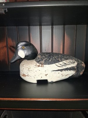 A. Willis Vintage Blue Bill Duck Decoy Solid Body Collectible