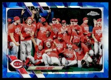 2021 Topps Chrome Sapphire Edition Cincinnati Reds Cincinnati Reds #587