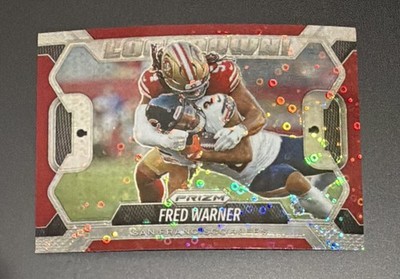 2025 Panini Prizm - Lockdown! Fred Warner #18 No Huddle Disco Prizm