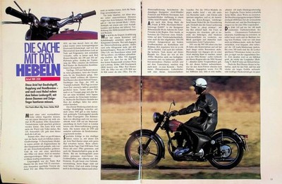 Motorrad Classic 04/1994 Ariel NH 350 in einer seltenen Vorstellung auf 6 Seiten