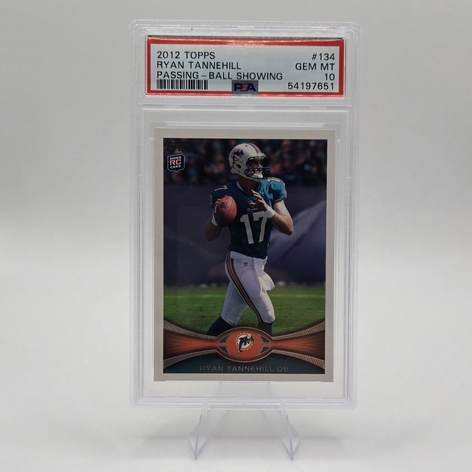 Ryan Tannehill Topps #134 Passing-Ball Showing