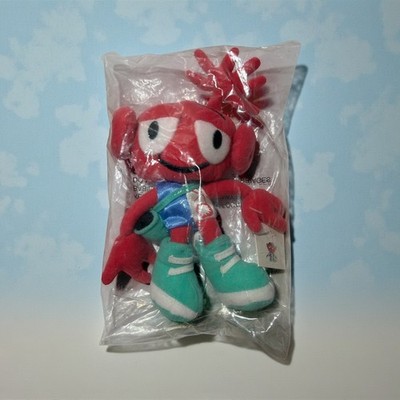 Cell Phone Plush PRIMECO Alien Mascot Pink Plush 7''  Stuffed VTG 1999