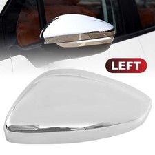Left Passenger Side Wing Mirror Cover Cap Chrome For Peugeot 208 2008 2012-2019
