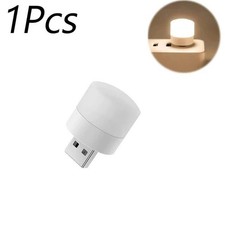 3PCS USB Night Light Mini LED Plug Lamp Power Bank Reading Eye Protection