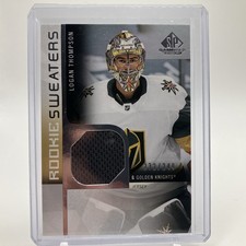Logan Thompson /249 Rookie SP Game Used Rookie Sweaters Jersey 2021-22 #RS-LT