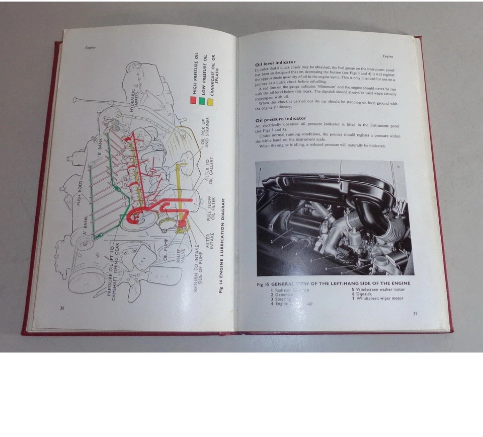 Operating Instructions Manual Rolls Royce Silver Cloud II manufactured 1959 -196 - Image 3 of 4