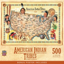 MasterPieces - American Indian Tribes 500 Piece Jigsaw Puzzle