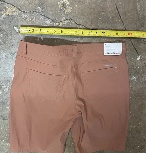Eddie Bauer Women's Size 10 Rainier Cargo Hiking Fishing Zip Pocket Shorts - Picture 5 of 10