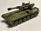 Vintage Diecast Dinky Toys #654 US Army 155mm Mobile Gun with firing mechanism