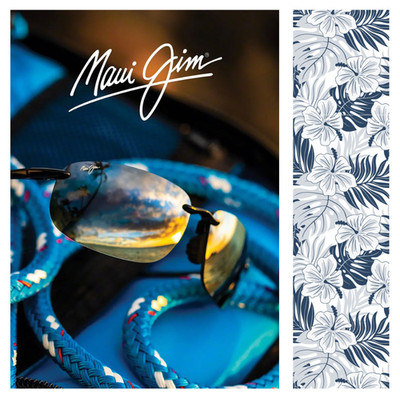 Maui Jim HO'OKIPA Polarized Rimless Sunglasses MSRP$369 Hookipa
