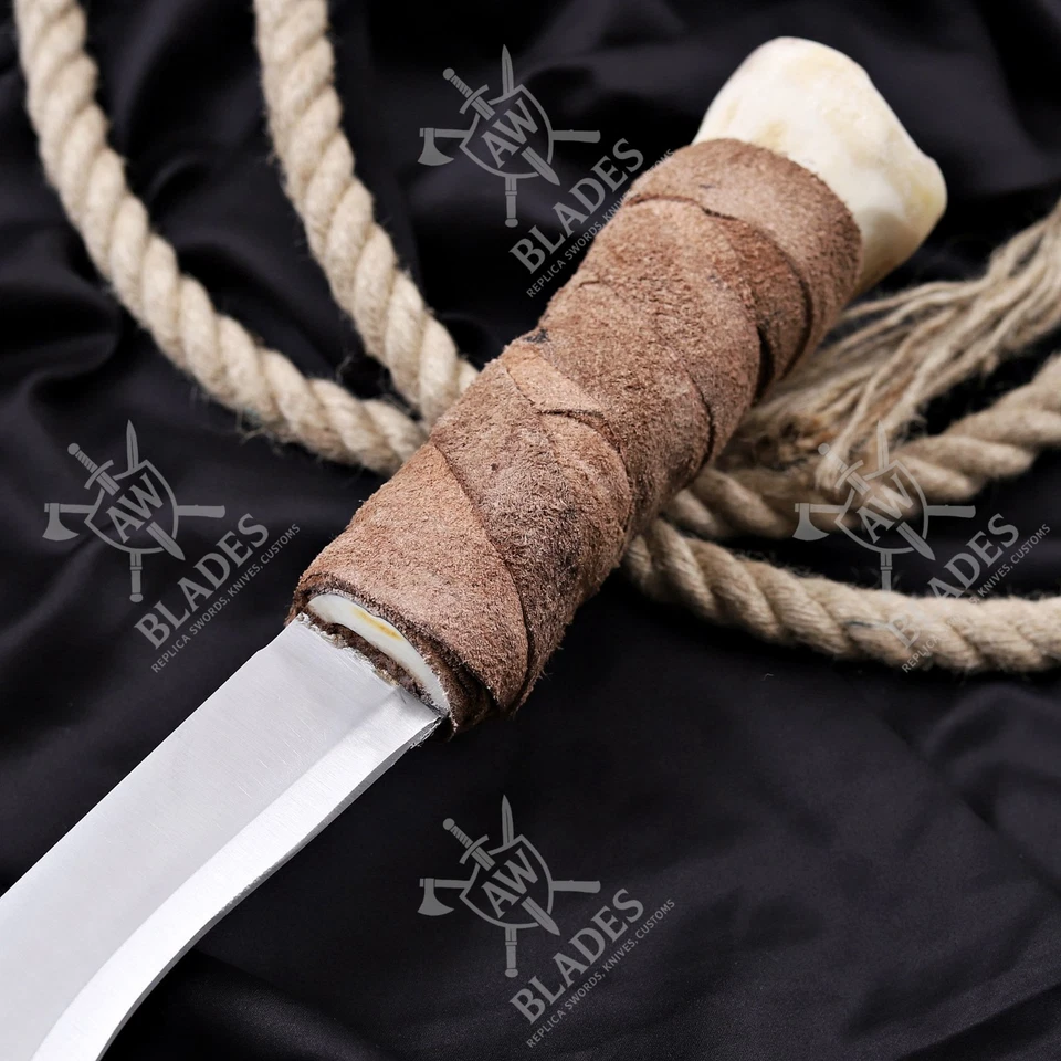 Predator 2 Greyback Elder 剑复制品手工不锈钢道具刀 — 第 4/4 张图片