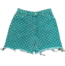 Vintage 90’s Sostanza Polkadot High Rise Shorts Size 11