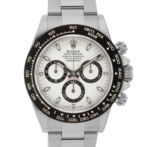ROLEX Daytona 116500LN White Warranty 2019 Box/Paper