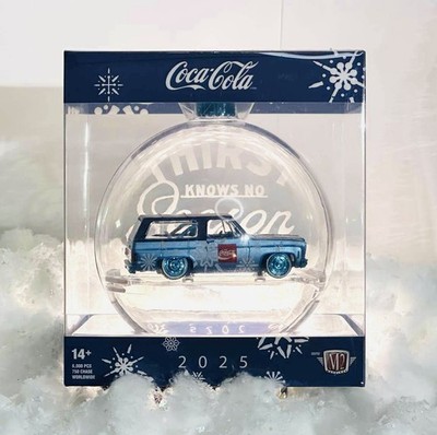 2025 M2 Machines Christmas Ornament - Coca-Cola 1973 Chevrolet K5