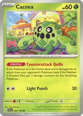Cacnea - 005/198 - Common - Near Mint