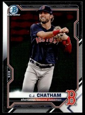 2021 Bowman Chrome Prospects C.J. Chatham Boston Red Sox #BCP-113