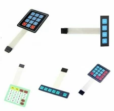 1PCS 4x3/4x5/1x6/1x4 Keys Matrix Keyboard Array Membrane Switch Keypad Keyboard
