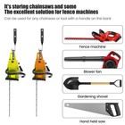 4Pcs Chainsaw Wall Mount Holder Steel Chainsaw Hanger Load Capacity 110lbs BiSQu