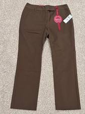 894 NWT Charter Club Petite Womens Slim It Up 8P Regular Brown Dark Walnut Pants