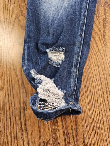 BKE Payton Capri Jeans Womens Sz 33 Denim Universal Fit Ankle Skinny Distressed - Picture 8 of 24