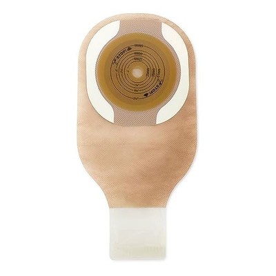 Ostomy Pouch One-Piece System Up to 2-1/2'' Stoma Drainable Trim To Fit #8331