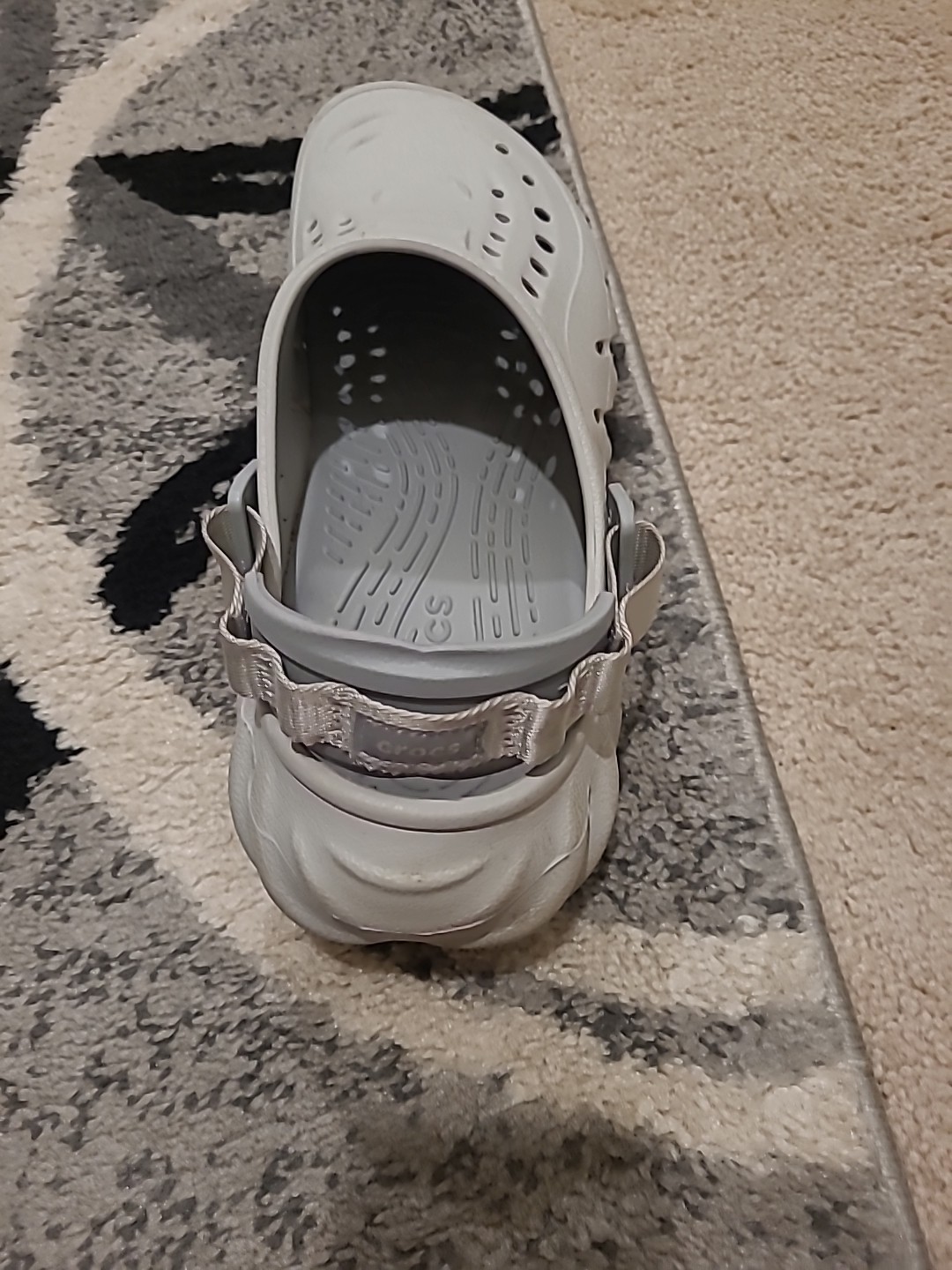 Crocs Echo Clog Gray Back strap Single AMPUTEE RI… - image 4