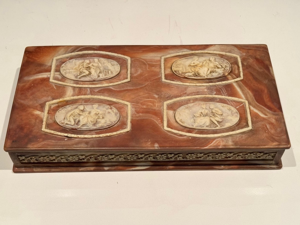 Incolay Stone Jewelry Box, Incolay Studios Inc California | eBay