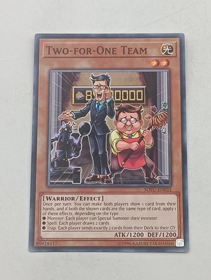 Yu-Gi-Oh Einzelkarte Two-for-one Team bespielt