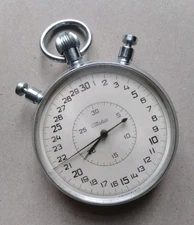 Slava Soviet Vintage Stopwatch USSR.For spare parts.