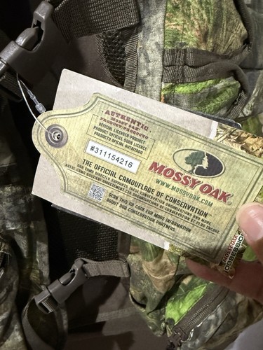 Mossy Oak Turkey Vest Official NWTF Obsession Camouflage Men's M/L with Seat - Picture 3 of 5