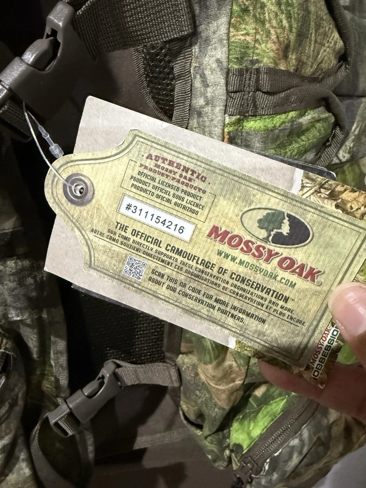 Mossy Oak Turkey Vest Official NWTF Obsession Camouflage Men's M/L with Seat - Image 3 of 4