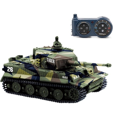 #ad #ad 1:72 German Tiger I Panzer Tank Military Remote Control Mini RC Tank with Sound $17.60