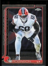 Base 2025 Topps Chrome NFL Football Near Mint Cam Robinson #124