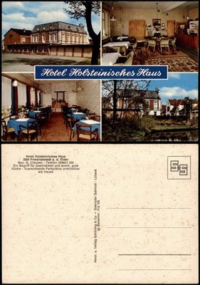 Friedrichstadt (Eider) Hotel Holsteinisches Haus Bes. G. Clausen Innen  1970