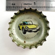 Triumph Spitfire 1500 Supercar Crown Cap Bottle Cap Coca Cola Vintage Japan