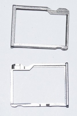 HTC One M8 Micro SD Karten Halter Schlitten Speicherkarten Card Tray Grau