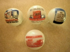 Movie Marbles x 4 w/ stands.  — photo 2