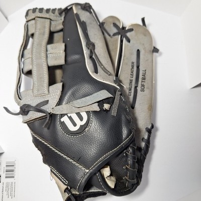 Gant de softball élite noir Wilson A2444 poche ... - eBay